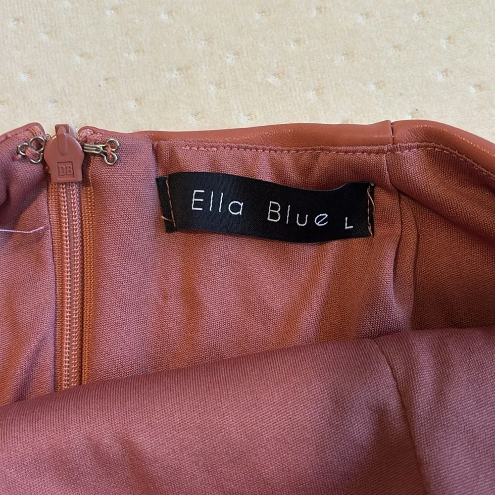 Rust Mini Dress - Picture 3 of 8